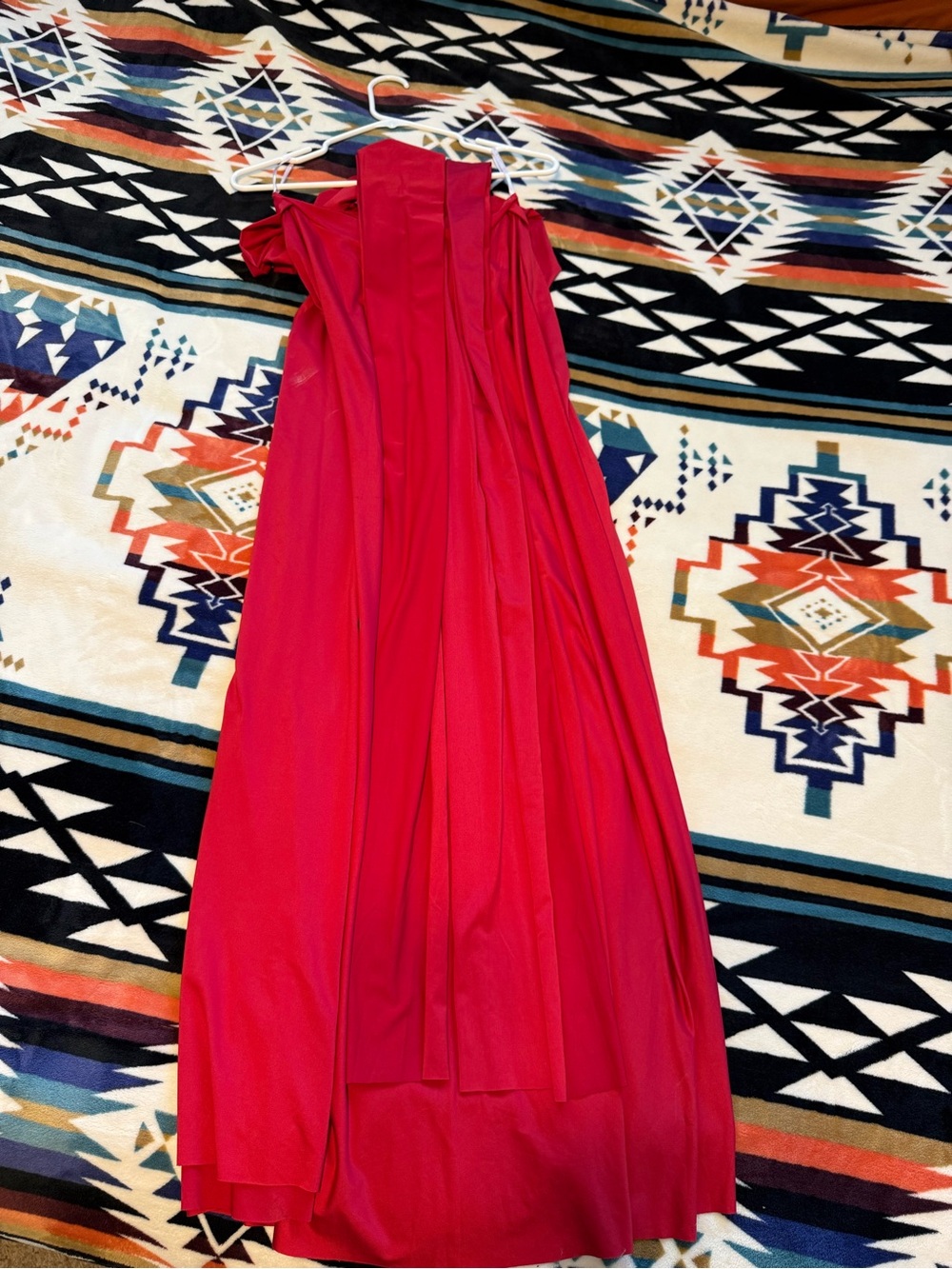 Red Infinity Maxi Dress